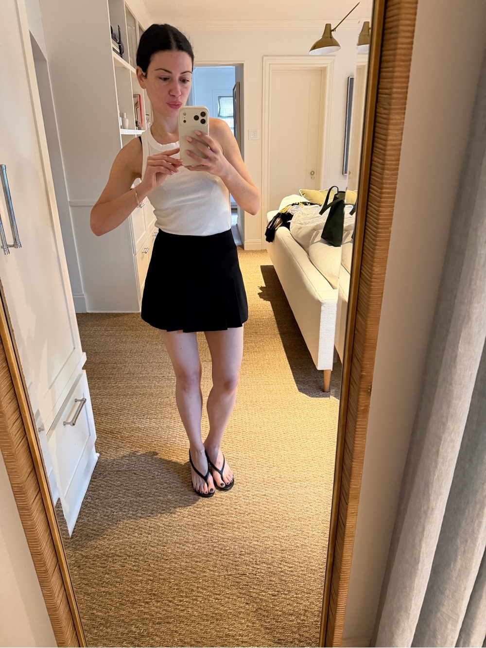 NWT Zara Black Pleated Skort XS - Picture 11 of 12